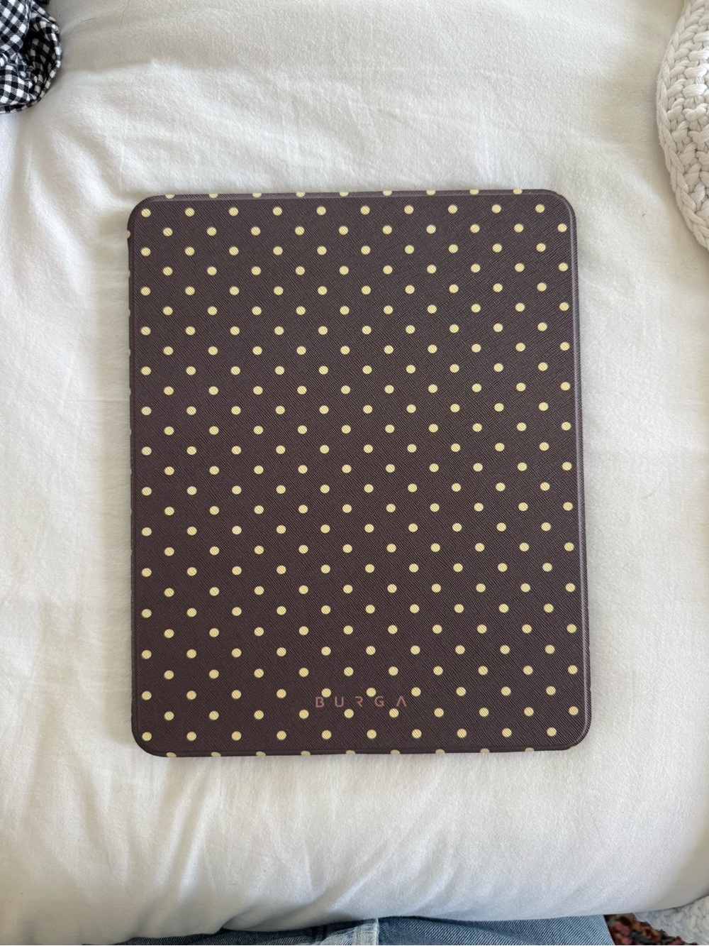 NWOT BURGA polka dot iPad Pro 13 inch case